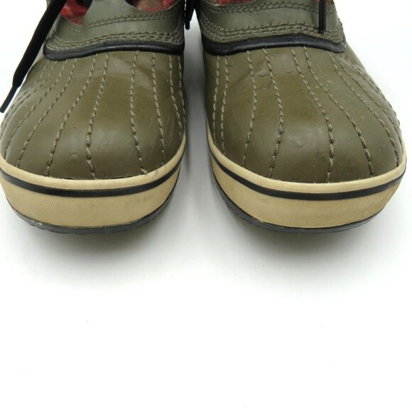 Sorel Boots Womens Size 9 Plaid Waterproof Fur Lined Winter Duck NL1549 - Picture 5 of 9